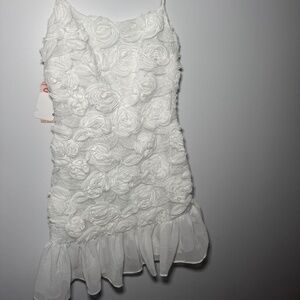 WHITE Engagement DRESS summer